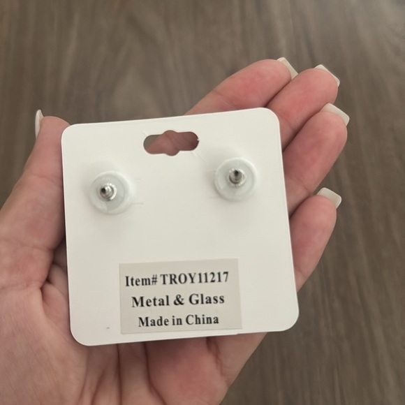 Fashion Nova Pure Excellence Rhinestone Earrings - Picture 3 of 4